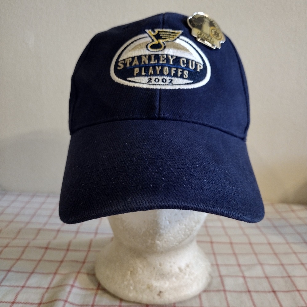 Blue Cotton Baseball Cap with Logo Patch